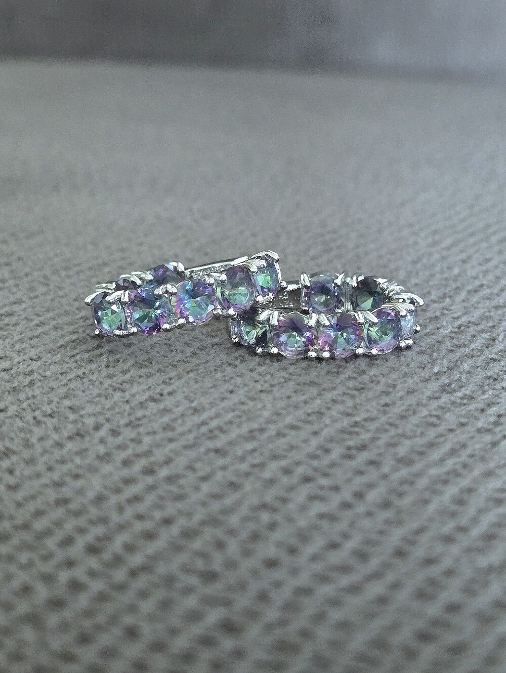 Cote d'Argent Mystic🧙♂️ Quartz Hoops - NWT - Picture 13 of 15